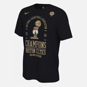 Nike Adult 2024 18x NBA Champions Boston Celtics Official Locker Room T-Shirt S